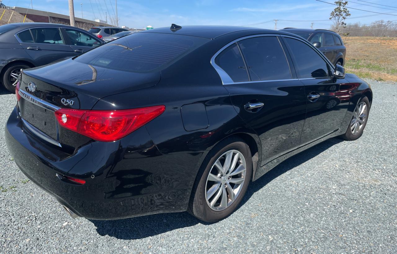 Photo 4 from auction – 2014 INFINITI Q50 BASE with VIN JN1BV7AR0EM698015