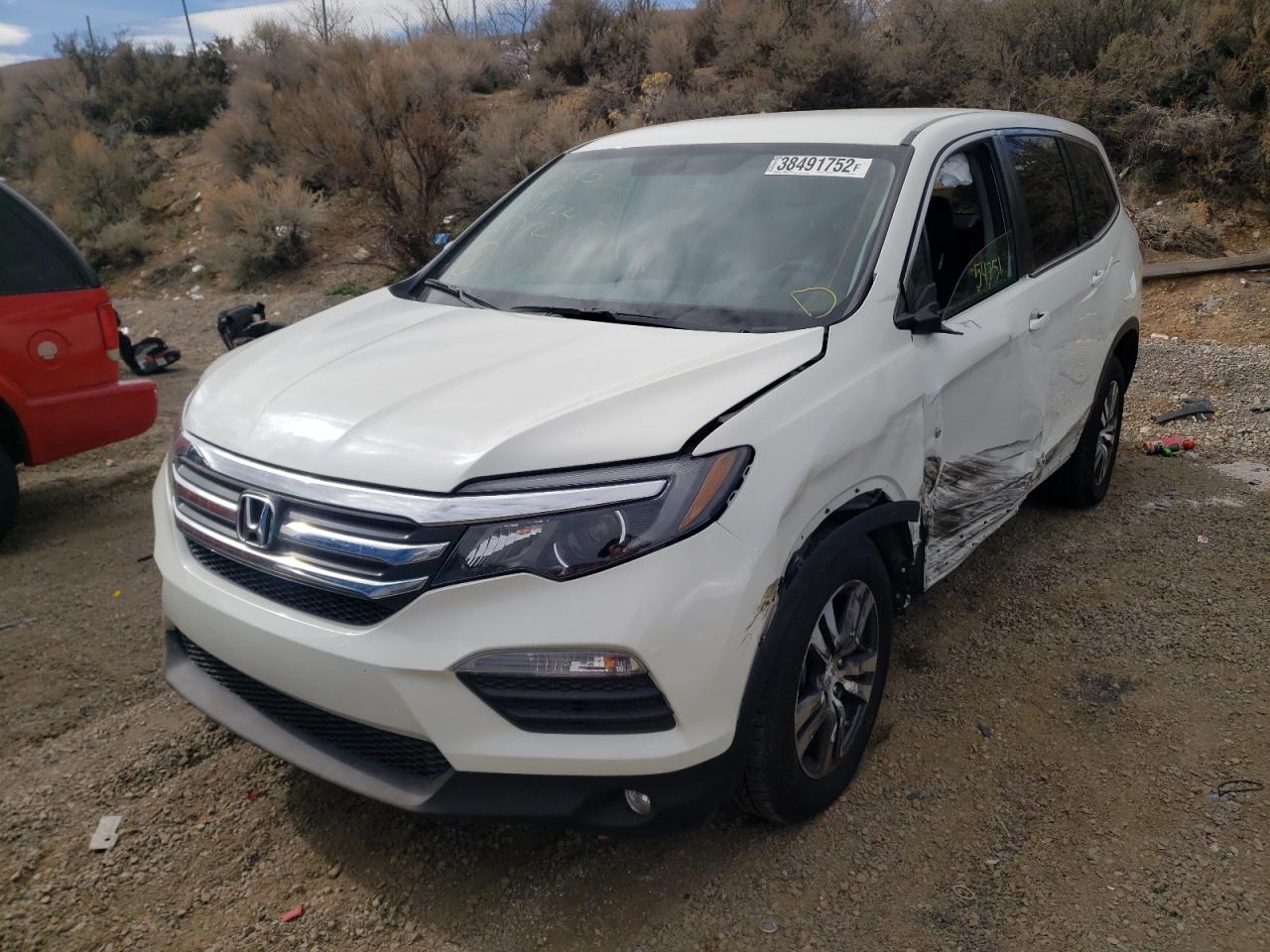 Photo 2 from auction – 2018 HONDA PILOT EX with VIN 5FNYF6H39JB040972
