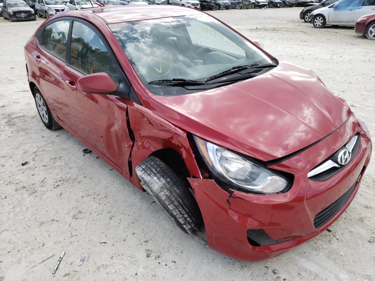 Photo 9 from auction – 2012 HYUNDAI ACCENT GLS with VIN KMHCT4AE9CU213530