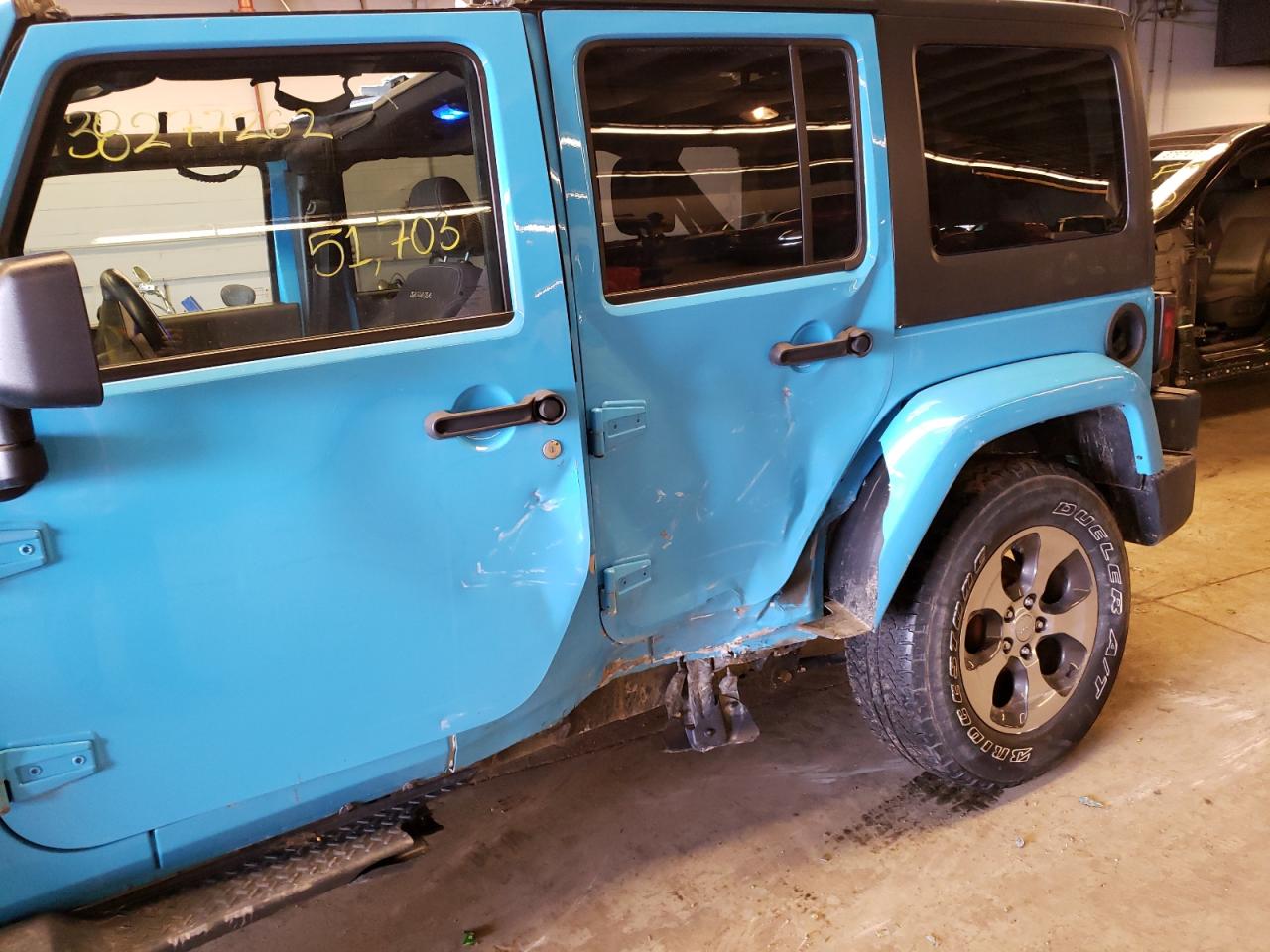 Photo 9 from auction – 2017 JEEP WRANGLER U with VIN 1C4BJWEG1HL693315