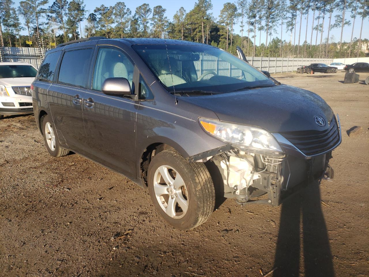 TOYOTA SIENNA LE 2012 with VIN 5TDKK3DC1CS210889 - Photo from auction