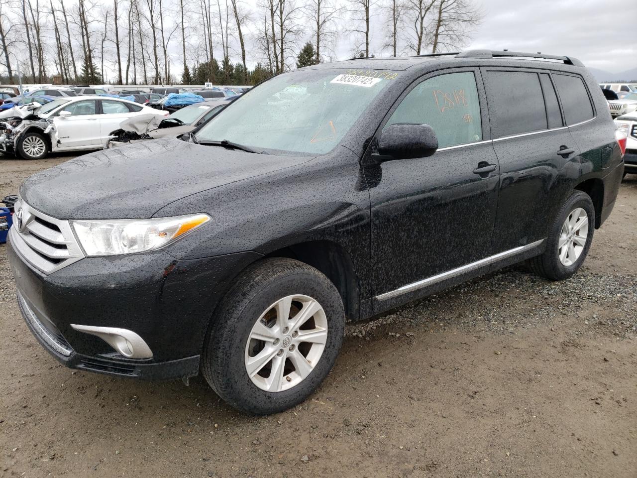 Photo 2 from auction – 2013 TOYOTA HIGHLANDER with VIN 5TDBK3EH8DS178258
