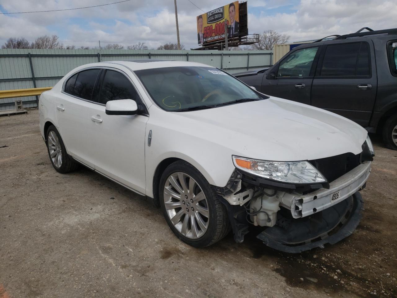 LINCOLN MKS 2010 with VIN 1LNHL9DRXAG615408 - Photo from auction
