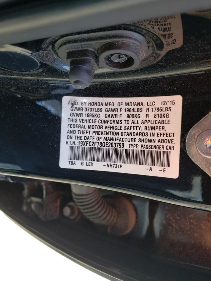Photo 20 from auction – 2016 HONDA CIVIC EX with VIN 19XFC2F78GE203799
