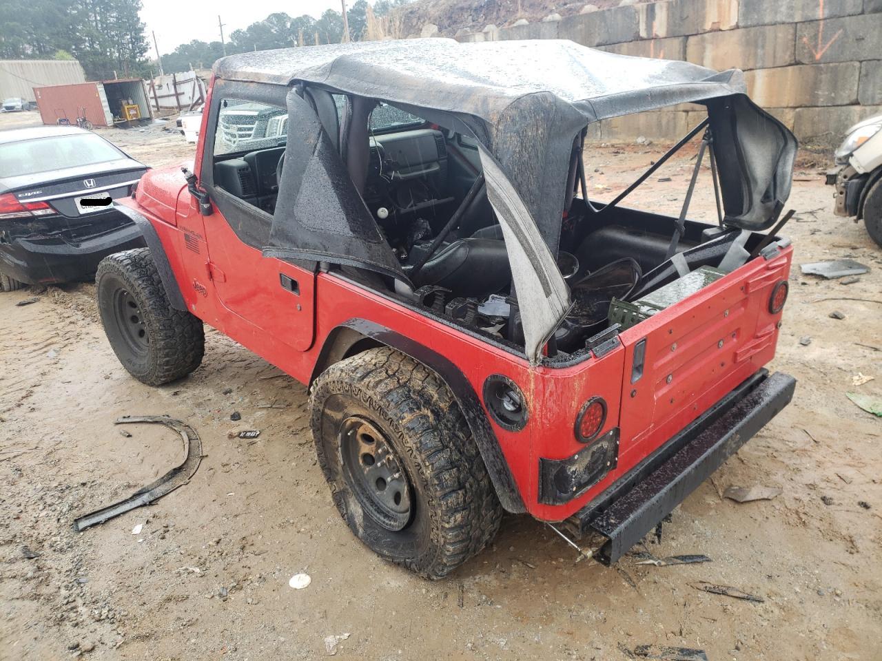 Photo 3 from auction – 1998 JEEP WRANGLER / with VIN 1J4FY29P8WP767894