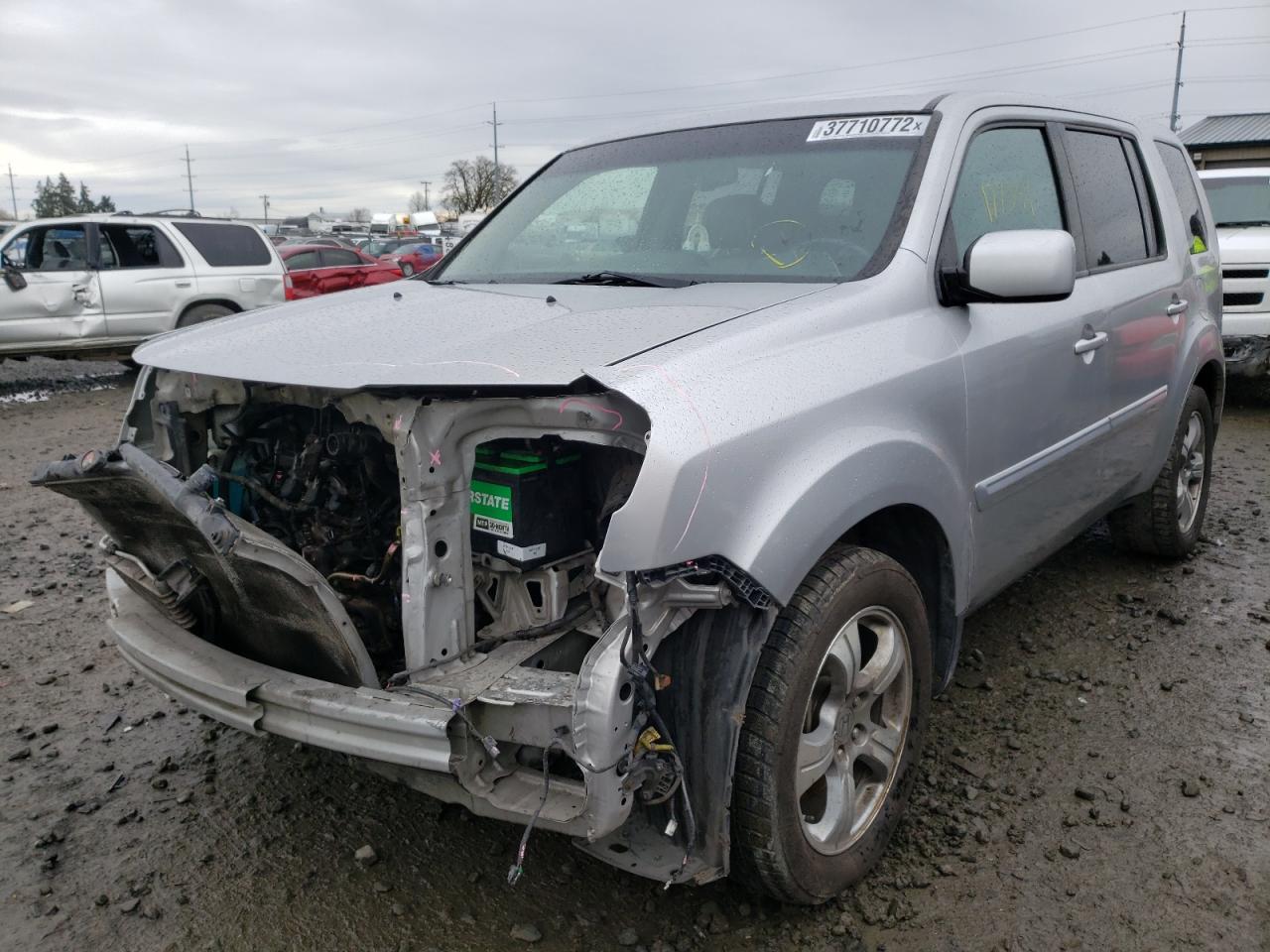 Photo 2 from auction – 2012 HONDA PILOT EXL with VIN 5FNYF4H64CB045885