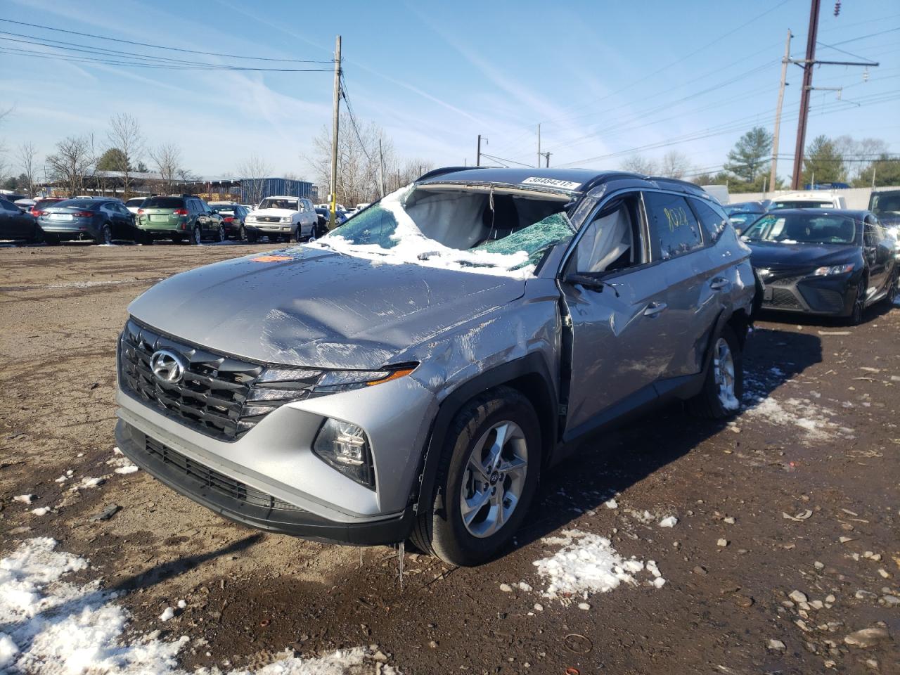 Photo 2 from auction – 2022 HYUNDAI TUCSON SEL with VIN KM8JBCAE7NU031798
