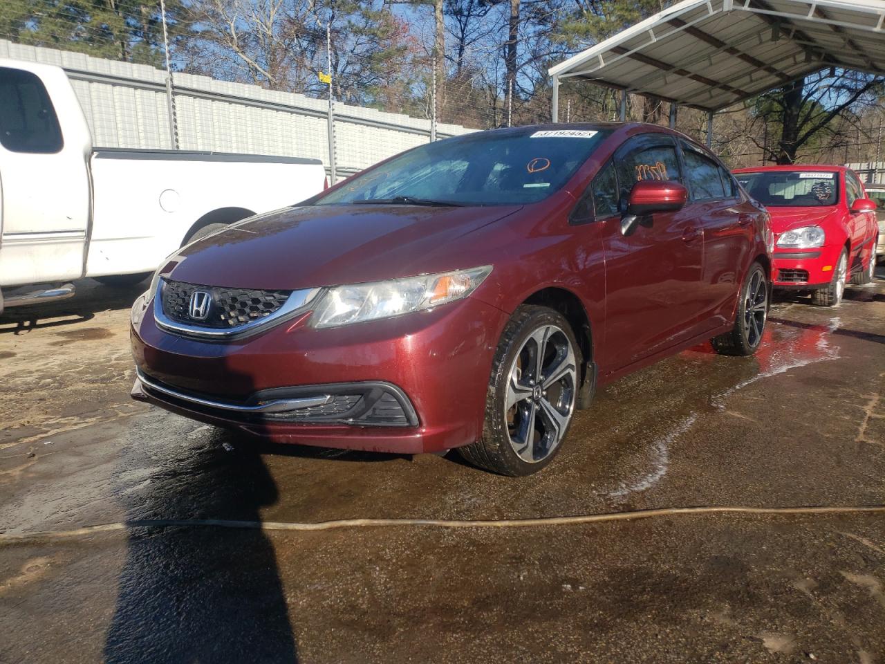Photo 2 from auction – 2014 HONDA CIVIC LX with VIN 2HGFB2F54EH516241