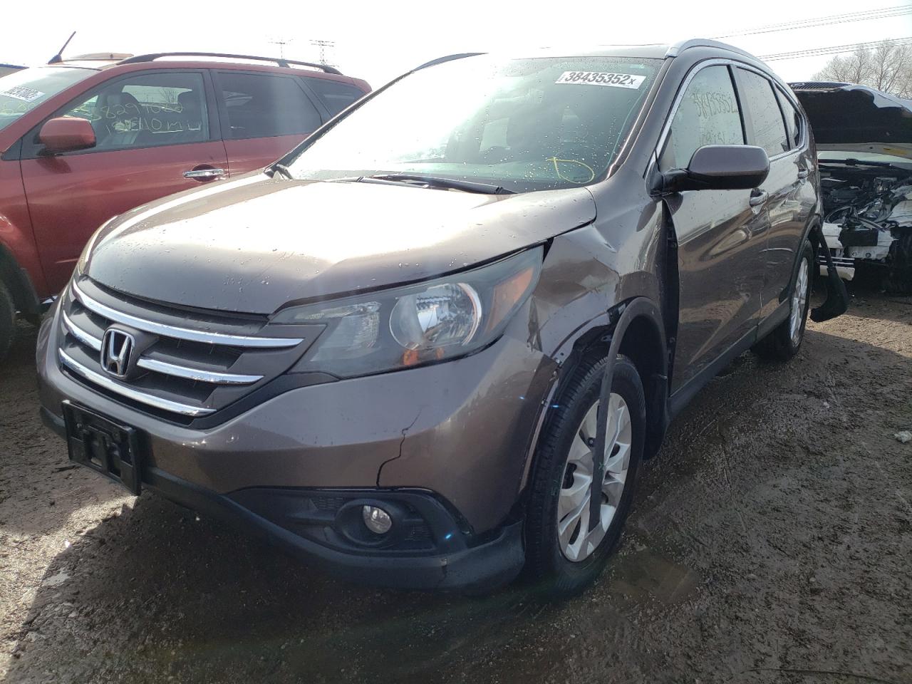 Photo 2 from auction – 2013 HONDA CR-V EXL with VIN 5J6RM4H76DL017615