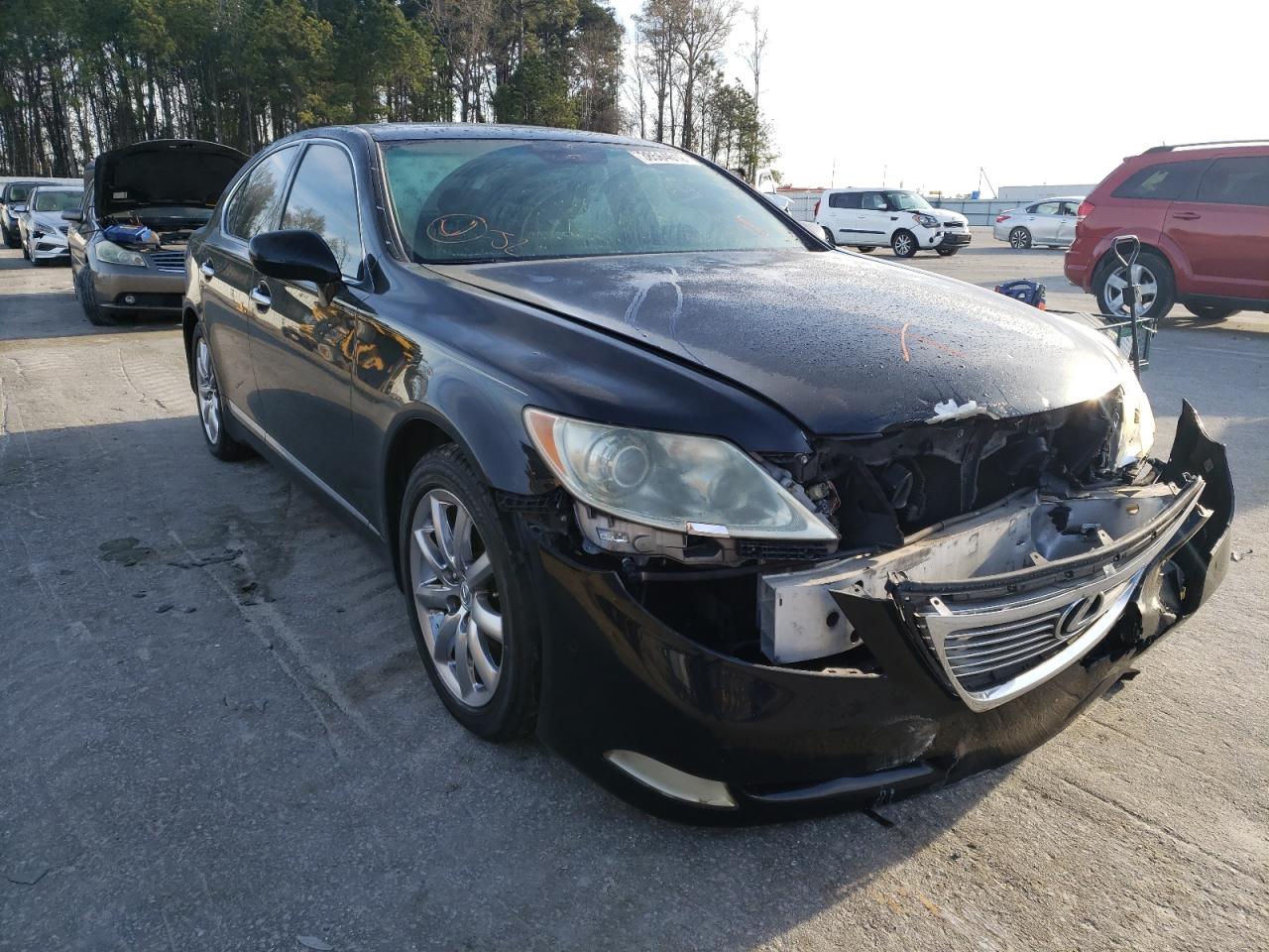 LEXUS LS 460 2008 with VIN JTHBL46FX85067690 - Photo from auction