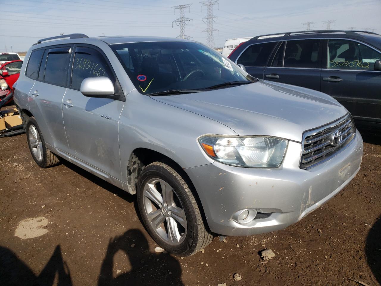 TOYOTA HIGHLANDER 2008 with VIN JTEES43AX82105572 - Photo from auction
