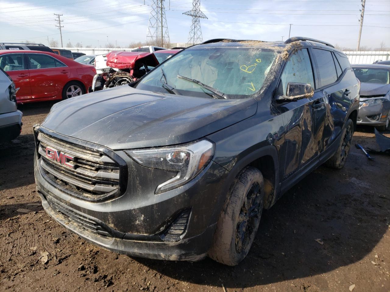 Photo 2 from auction – 2020 GMC TERRAIN SL with VIN 3GKALTEV7LL155092