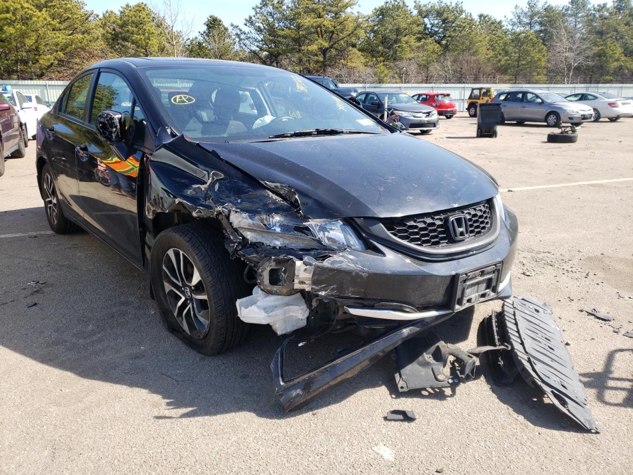 HONDA CIVIC EX 2015 with VIN 19XFB2F84FE269082 - Photo from auction