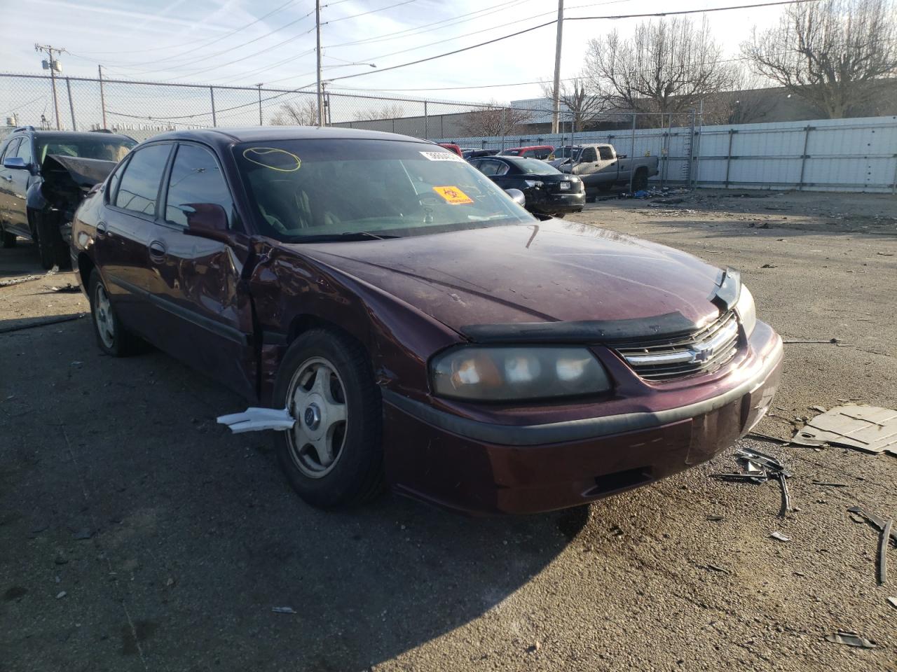 CHEVROLET IMPALA 2004 with VIN 2G1WF52E249203751 - Photo from auction
