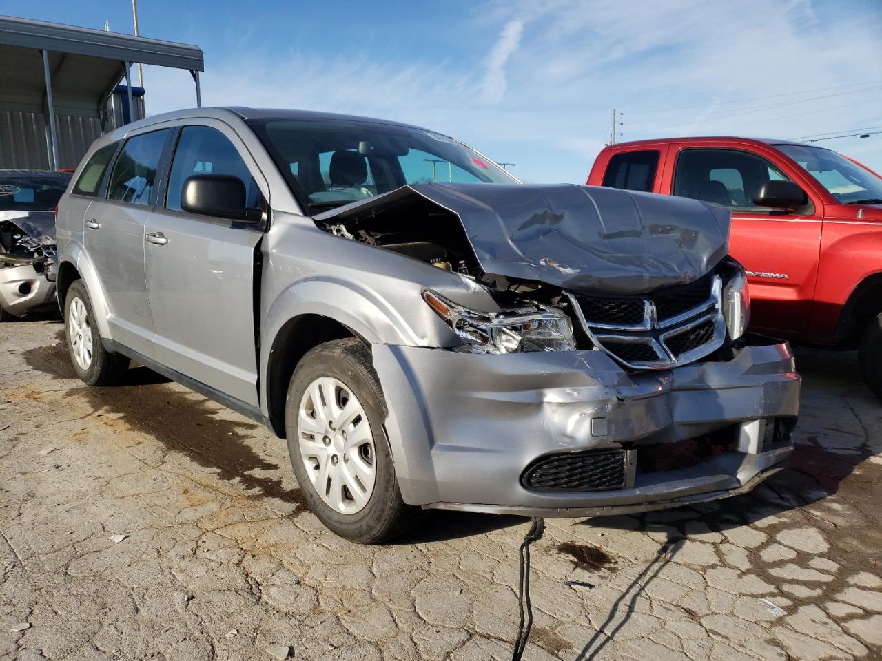 DODGE JOURNEY SE 2015 with VIN 3C4PDCAB1FT595618 - Photo from auction