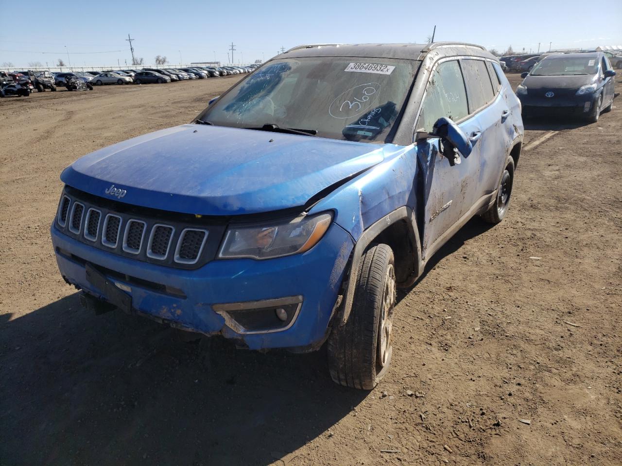 Photo 2 from auction – 2017 JEEP COMPASS LI with VIN 3C4NJDCB6HT680234