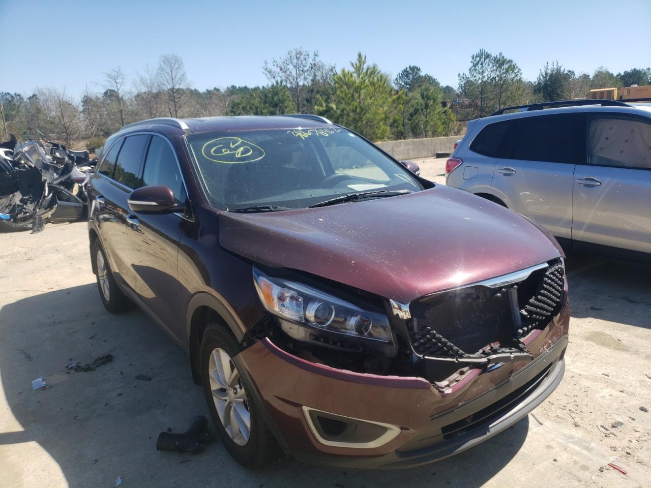 Photo 1 from auction – 2016 KIA SORENTO LX with VIN 5XYPG4A56GG131465