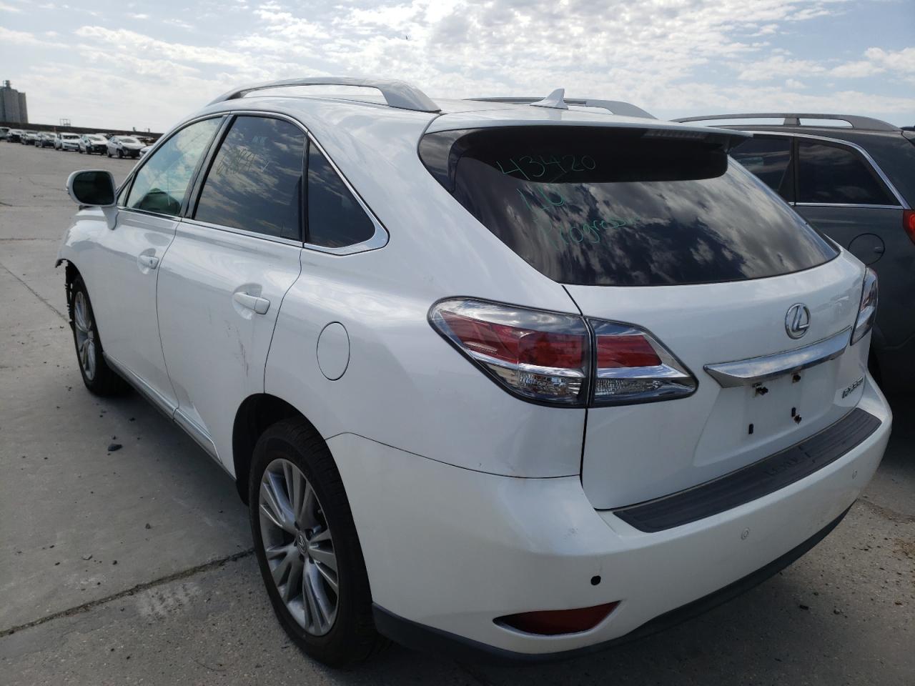 Photo 3 from auction – 2013 LEXUS RX 350 with VIN 2T2ZK1BA0DC119798