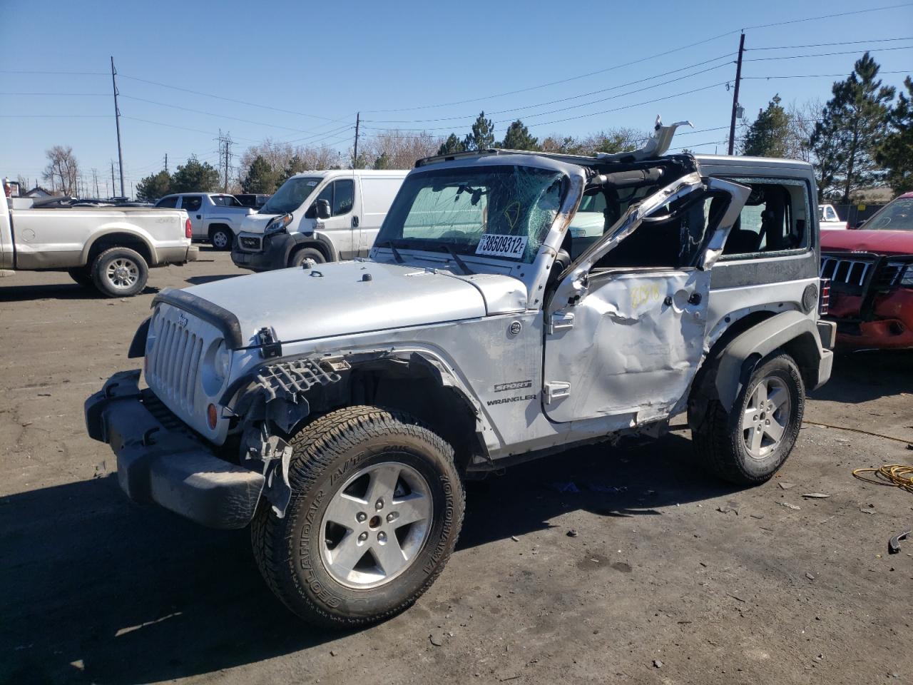 Photo 9 from auction – 2012 JEEP WRANGLER S with VIN 1C4AJWAG7CL110305