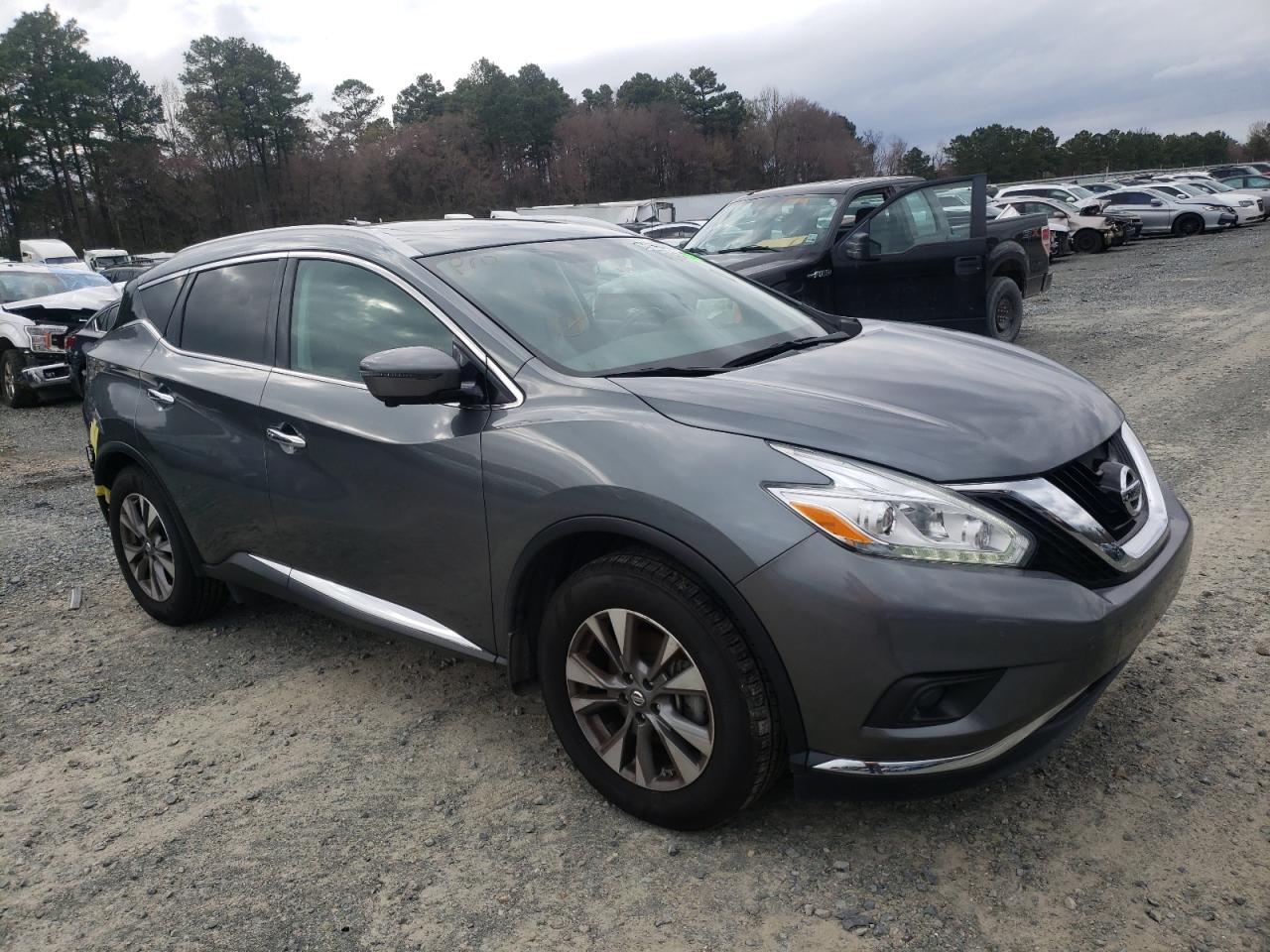 NISSAN MURANO S 2016 with VIN 5N1AZ2MG0GN106289 - Photo from auction