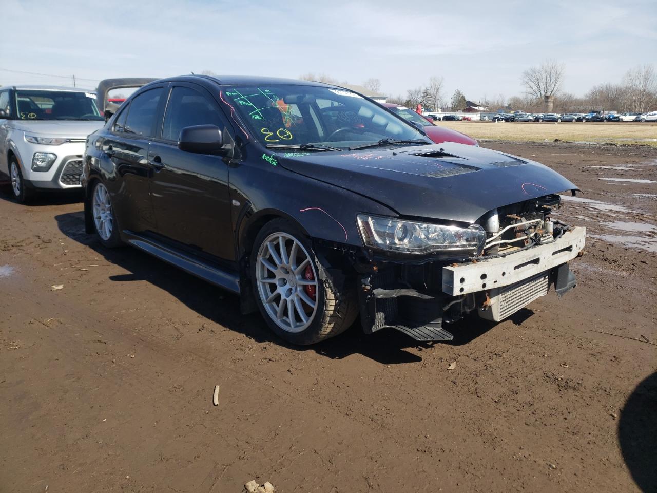 Photo 1 from auction – 2013 MITSUBISHI LANCER EVO with VIN JA32W8FV0DU011344