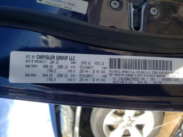 Photo 10 from auction – 2012 JEEP COMPASS SP with VIN 1C4NJDBB0CD705533