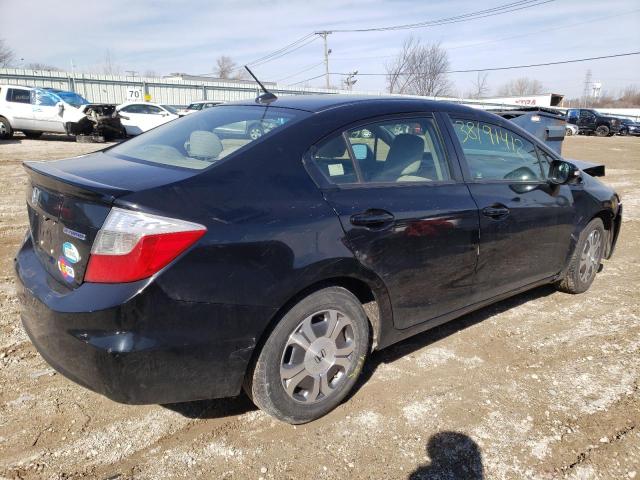 Photo 4 from auction – 2012 HONDA CIVIC HYBR with VIN JHMFB4F22CS008984