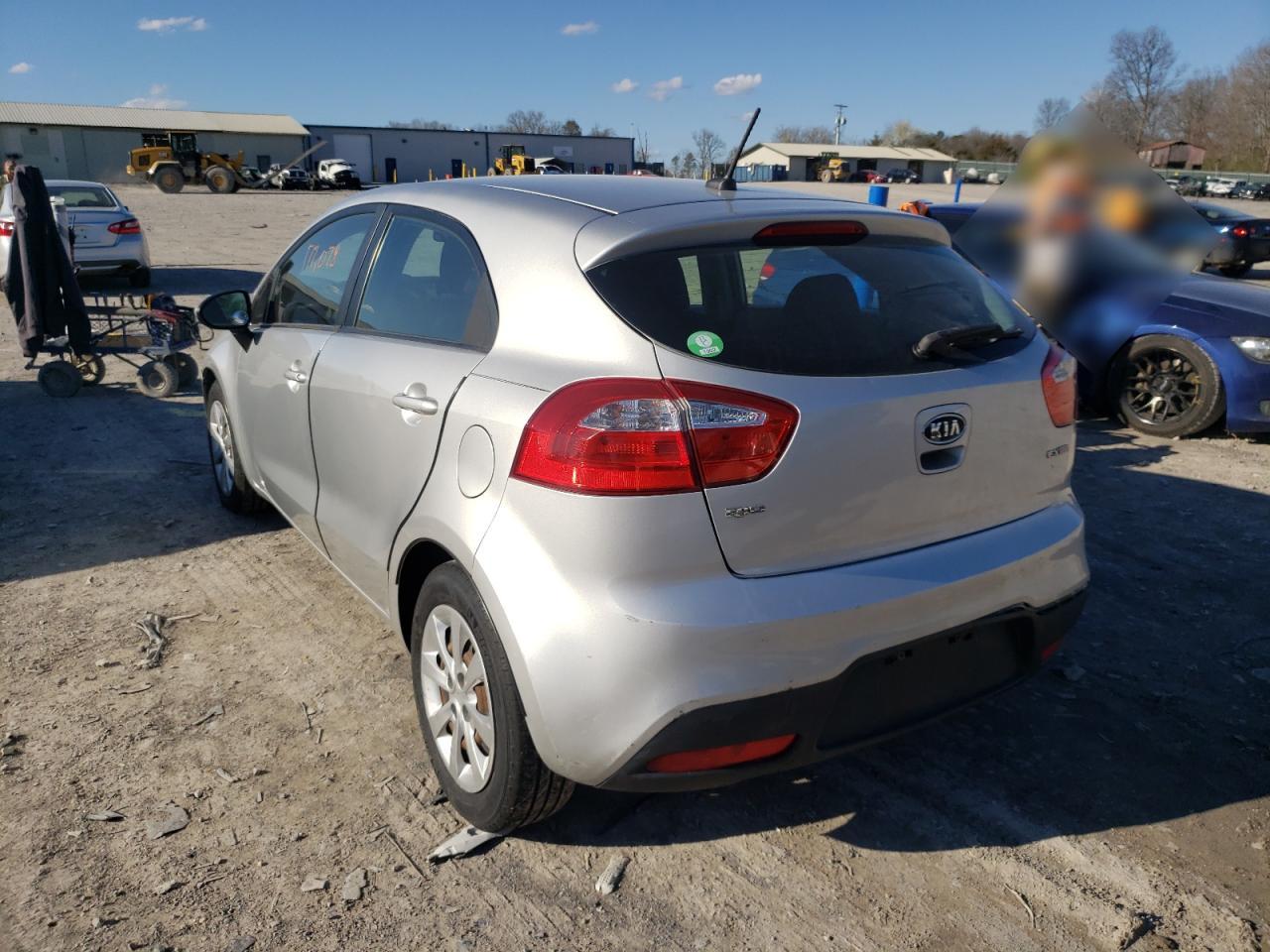 Photo 3 from auction – 2012 KIA RIO EX with VIN KNADN5A3XC6089051