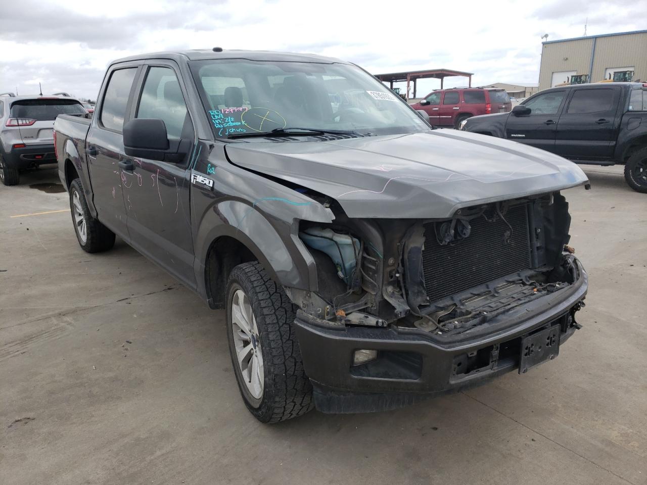 FORD F150 SUPER 2018 with VIN 1FTEW1EPXJKD92040 - Photo from auction