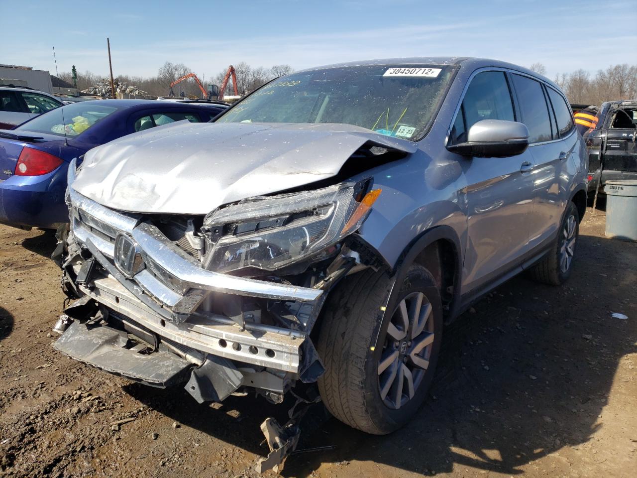 Photo 2 from auction – 2019 HONDA PILOT EXL with VIN 5FNYF6H53KB026875