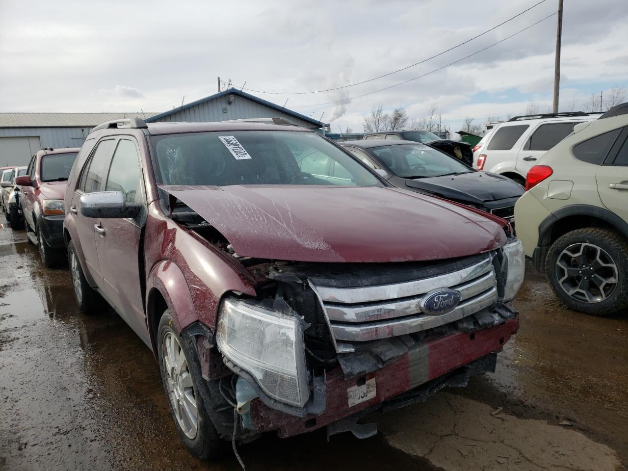 FORD TAURUS X L 2008 with VIN 1FMDK03W98GA15350 - Photo from auction