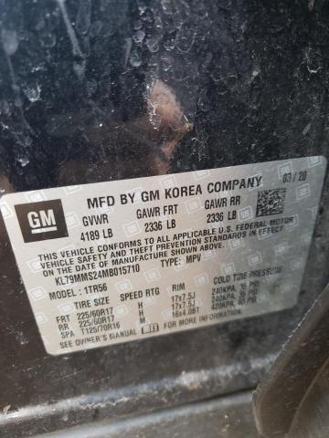 Photo 10 from auction – 2021 CHEVROLET TRAILBLAZE with VIN KL79MMS24MB015710