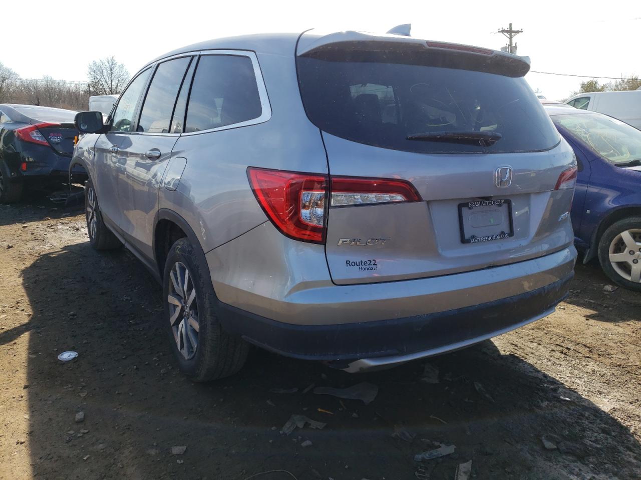 Photo 3 from auction – 2019 HONDA PILOT EXL with VIN 5FNYF6H53KB026875