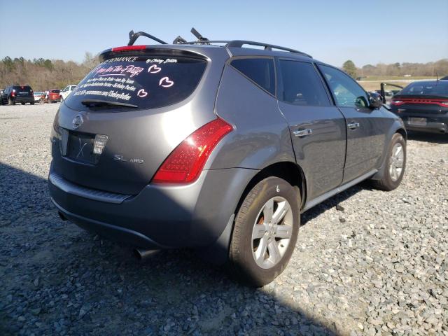 Photo 4 from auction – 2006 NISSAN MURANO SL with VIN JN8AZ08W16W539627