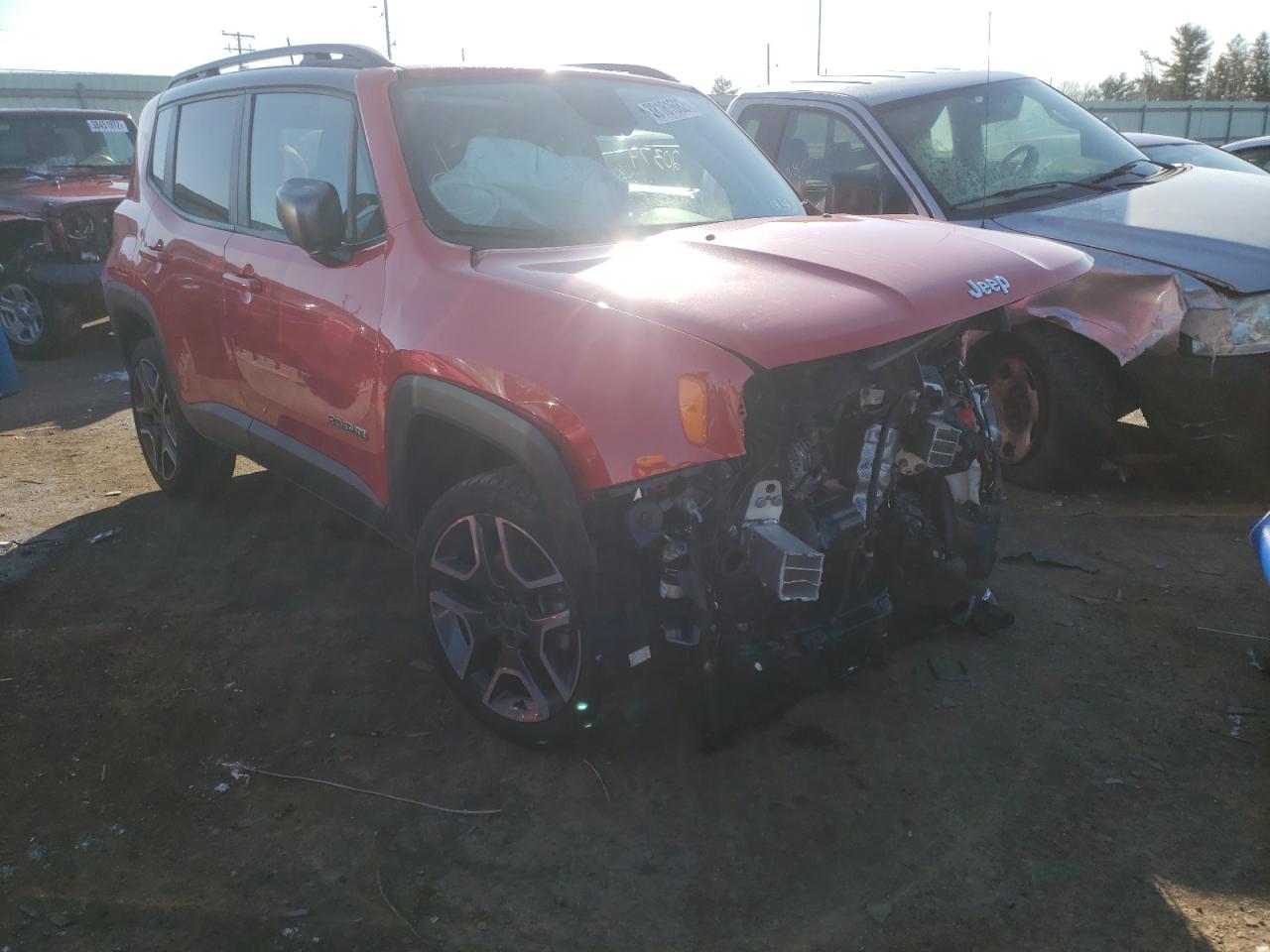 Photo 1 from auction – 2019 JEEP RENEGADE L with VIN ZACNJBD10KPJ90359
