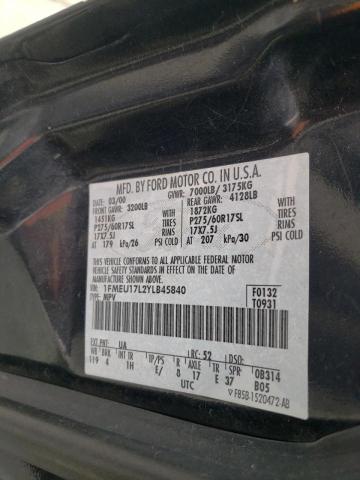 Photo 10 from auction – 2000 FORD EXPEDITION with VIN 1FMEU17L2YLB45840