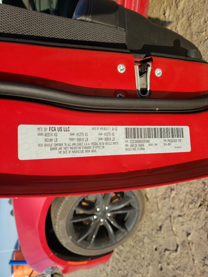 Photo 10 from auction – 2016 DODGE CHARGER SE with VIN 2C3CDXBG8GH297808