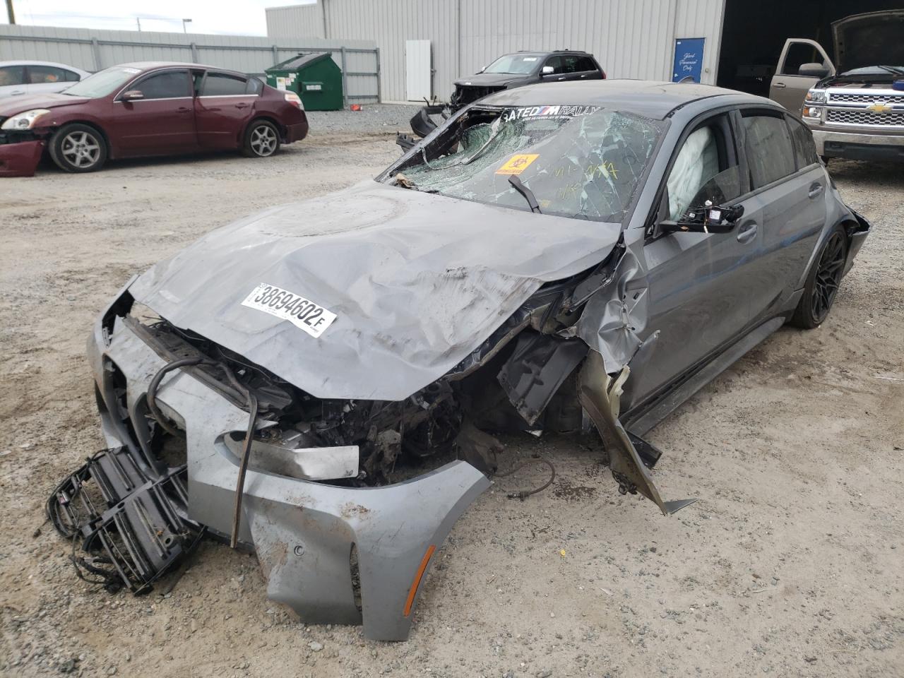 Photo 2 from auction – 2022 BMW M3 COMPETI with VIN WBS43AY08NFM00081