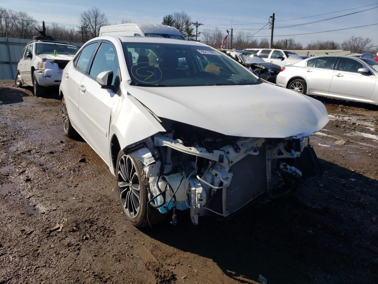 TOYOTA COROLLA L 2014 with VIN 2T1BURHE1EC221900 - Photo from auction