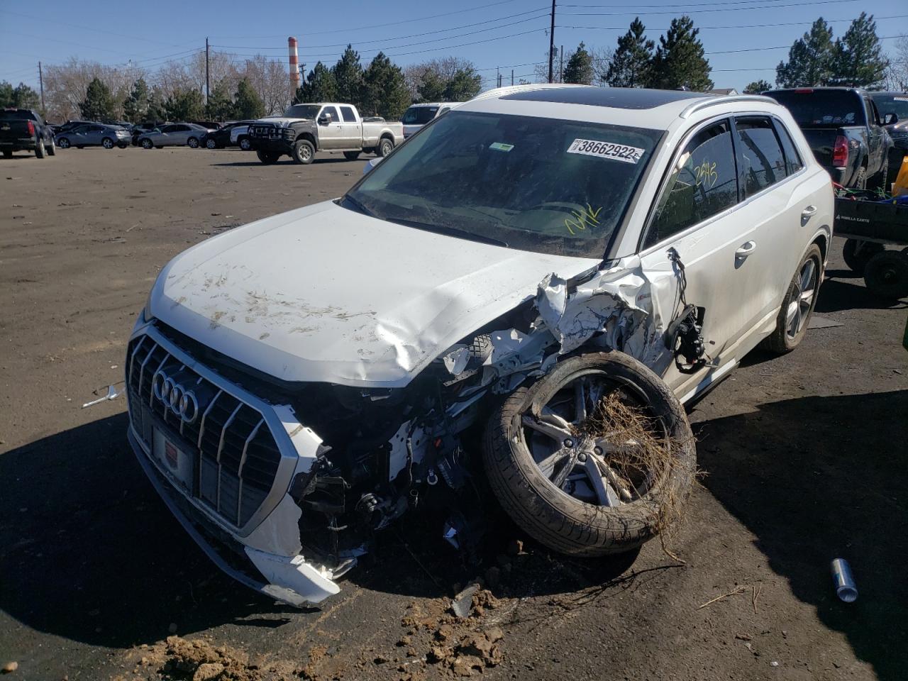 Photo 2 from auction – 2022 AUDI Q3 PREMIUM with VIN WA1EECF37N1026441