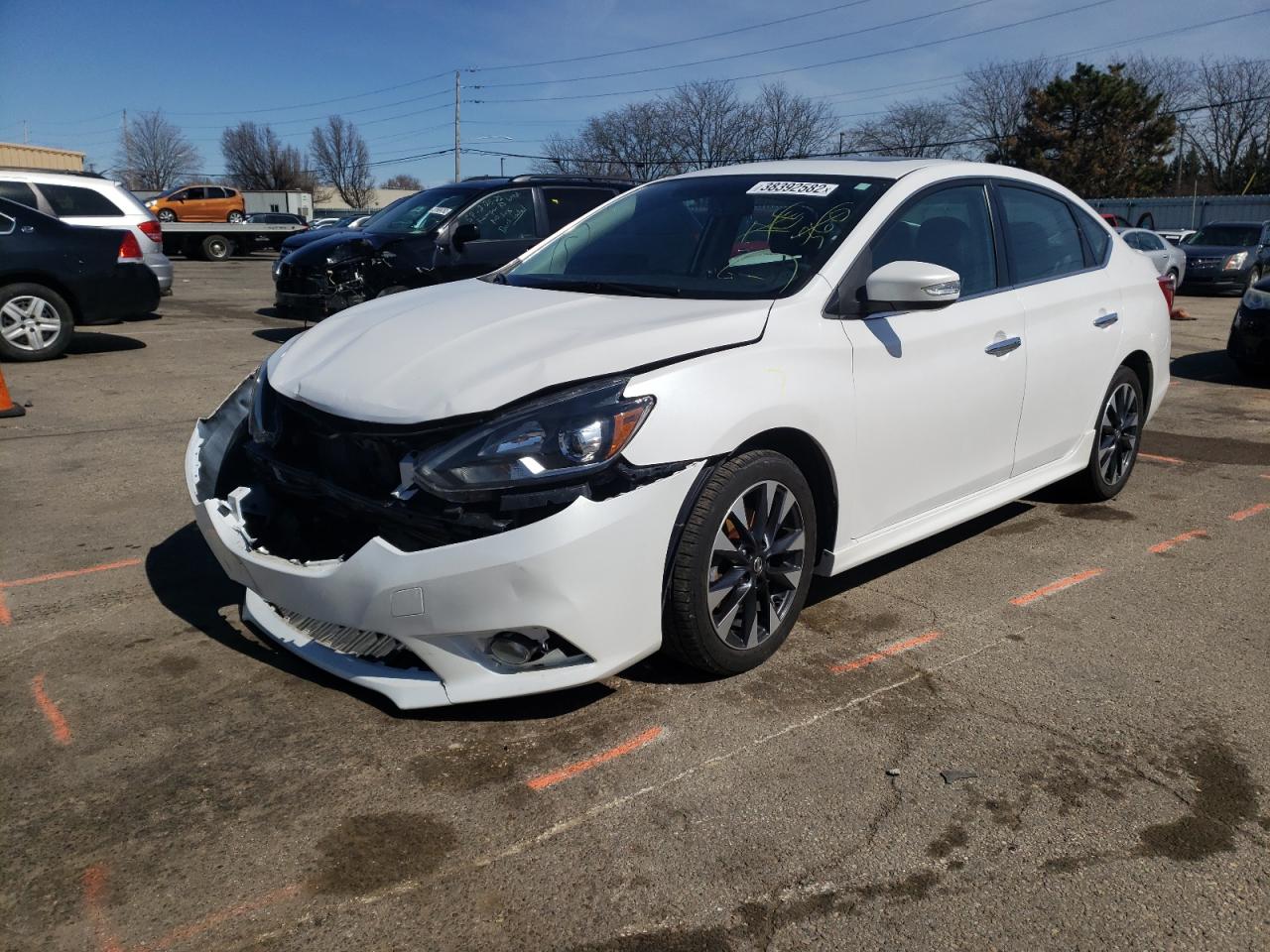 Photo 2 from auction – 2017 NISSAN SENTRA SR with VIN 3N1CB7AP6HY386231