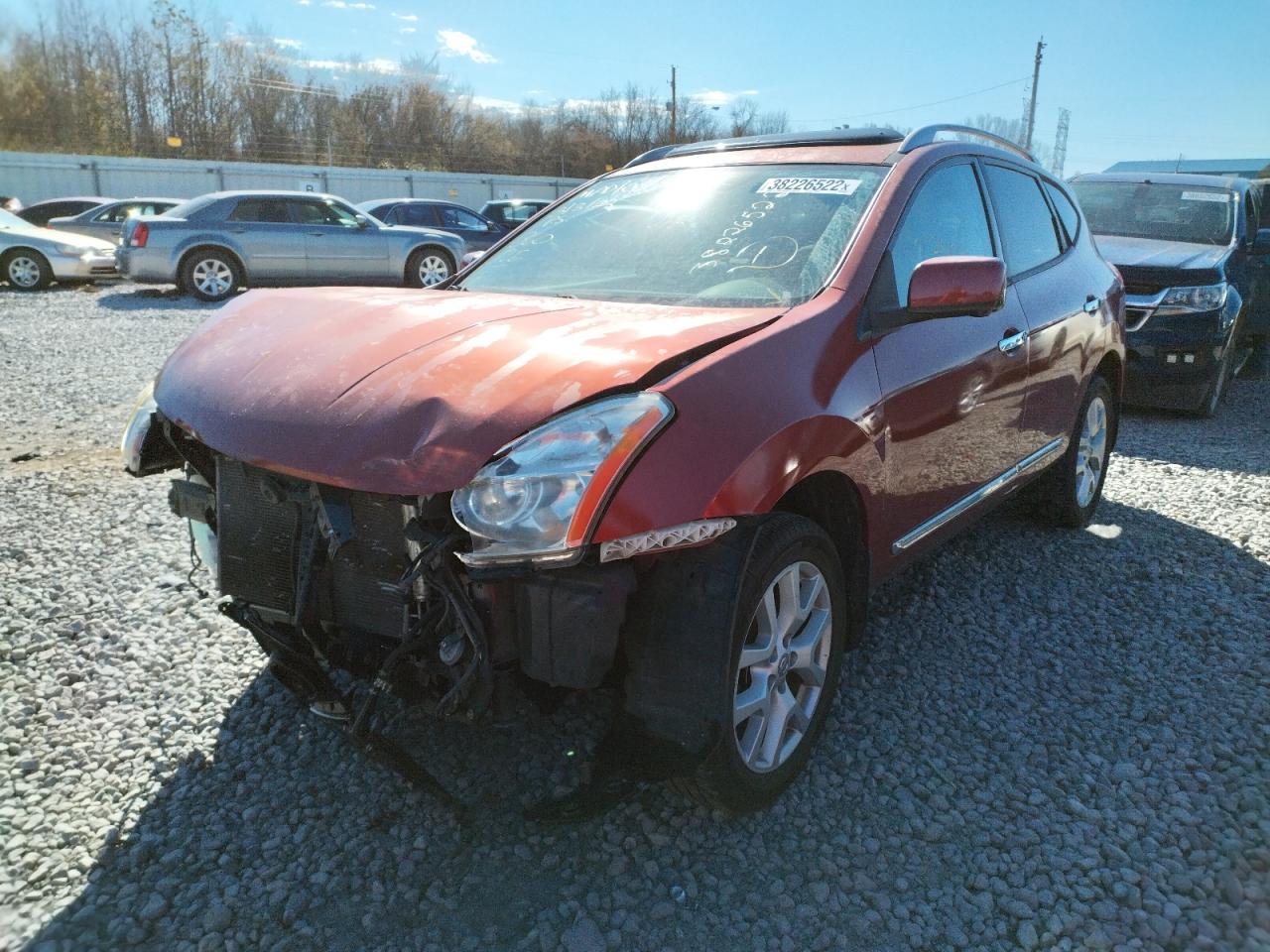 Photo 2 from auction – 2013 NISSAN ROGUE S with VIN JN8AS5MT0DW012723