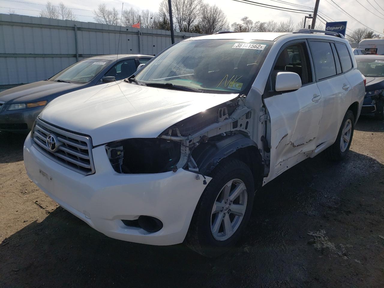 Photo 2 from auction – 2008 TOYOTA HIGHLANDER with VIN JTEES41A982045318