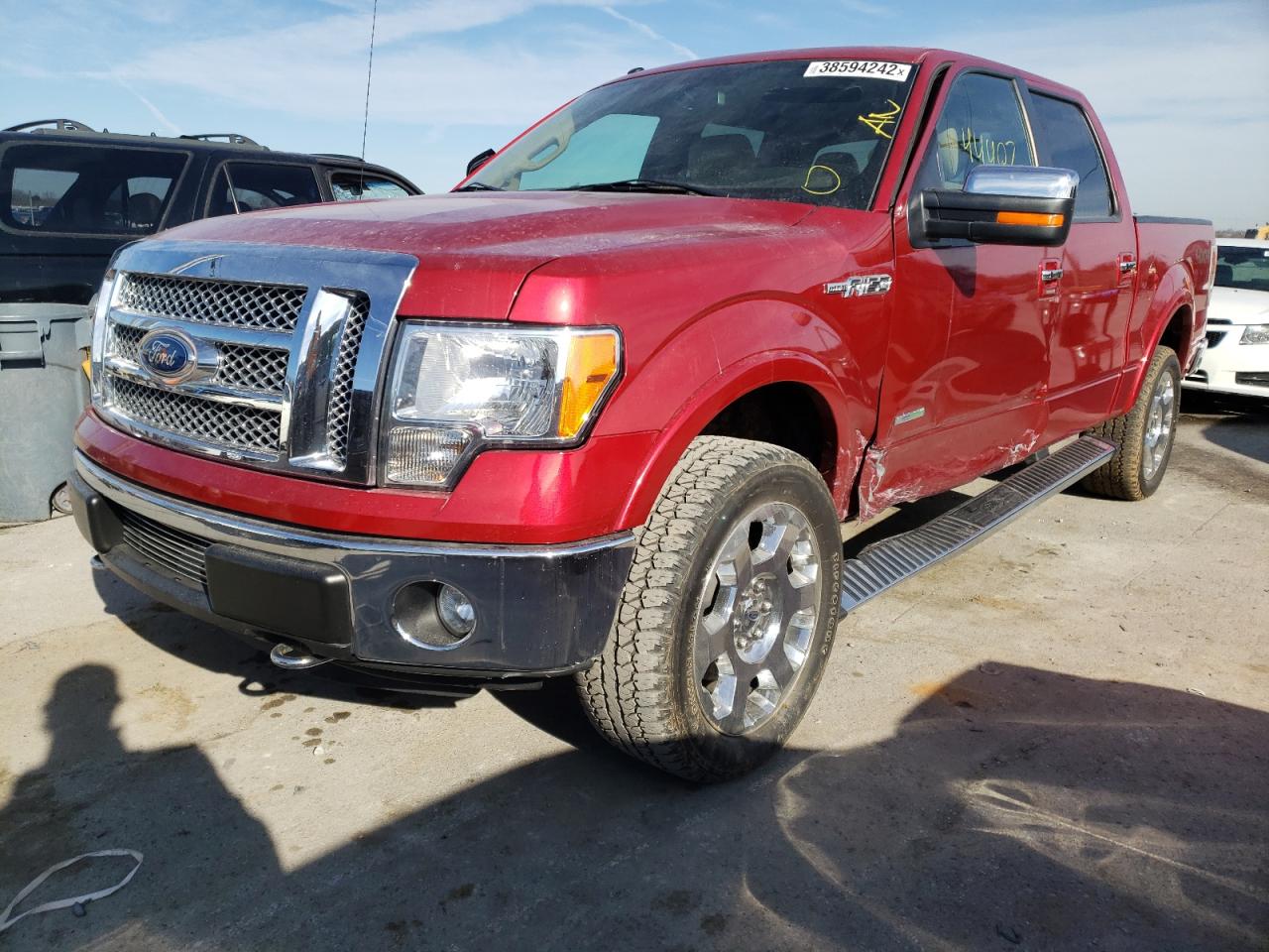 Photo 2 from auction – 2012 FORD F150 SUPER with VIN 1FTFW1ET5CFA66482