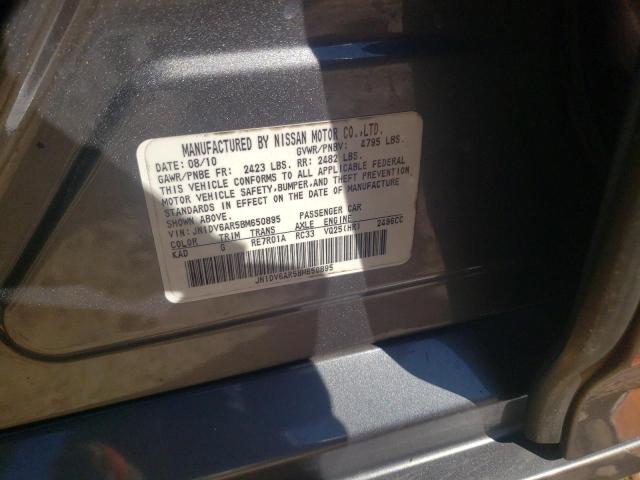 Photo 10 from auction – 2011 INFINITI G25 with VIN JN1DV6AR5BM650895