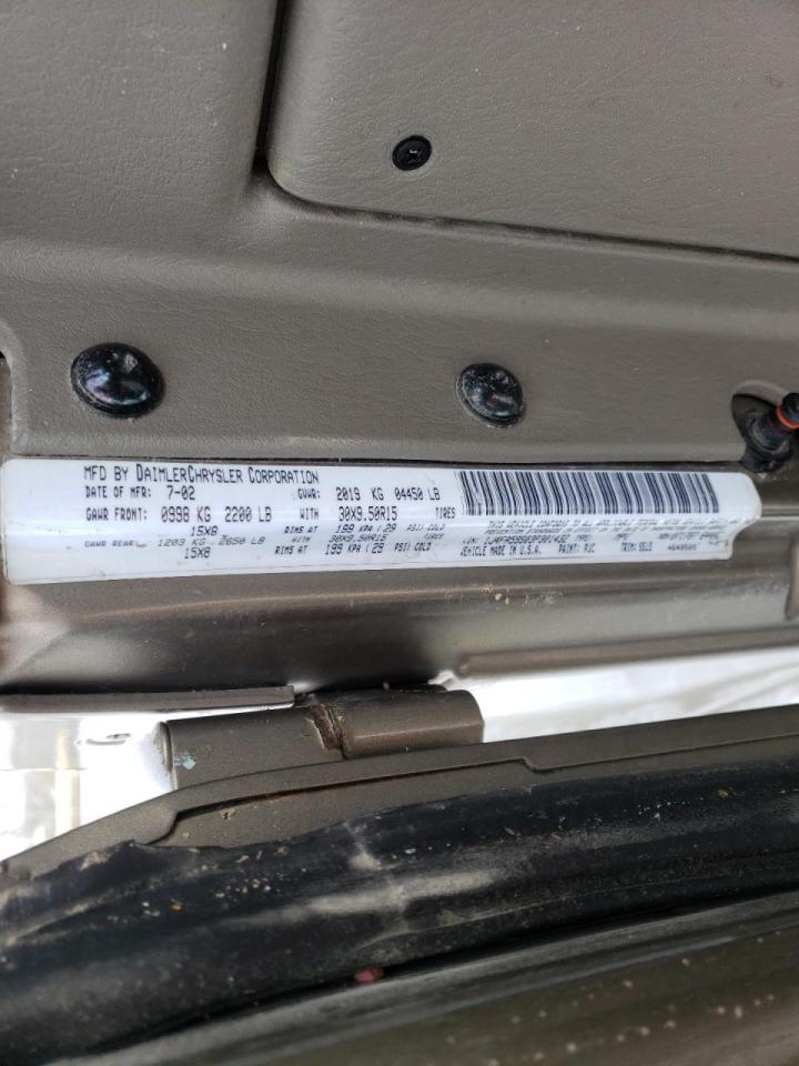 Foto 10 de la subasta – 2003 JEEP WRANGLER / con VIN 1J4FA59S03P301432