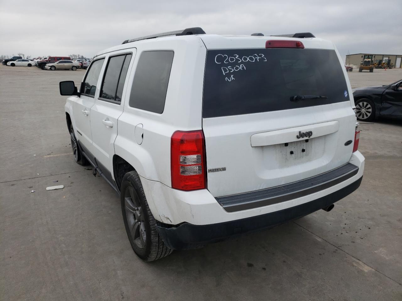 Photo 3 from auction – 2016 JEEP PATRIOT SP with VIN 1C4NJPBA7GD651680