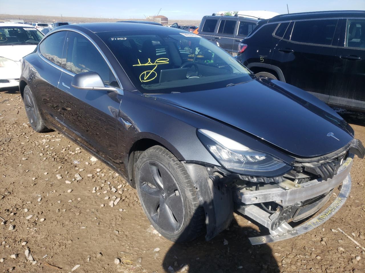 TESLA MODEL 3 2018 with VIN 5YJ3E1EA1JF005040 - Photo from auction