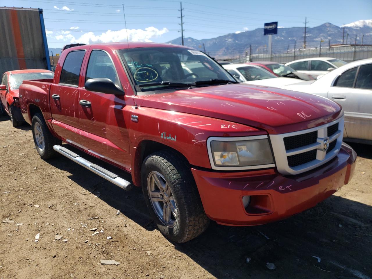 Photo 1 from auction – 2010 DODGE DAKOTA SXT with VIN 1D7CW3GP1AS130817
