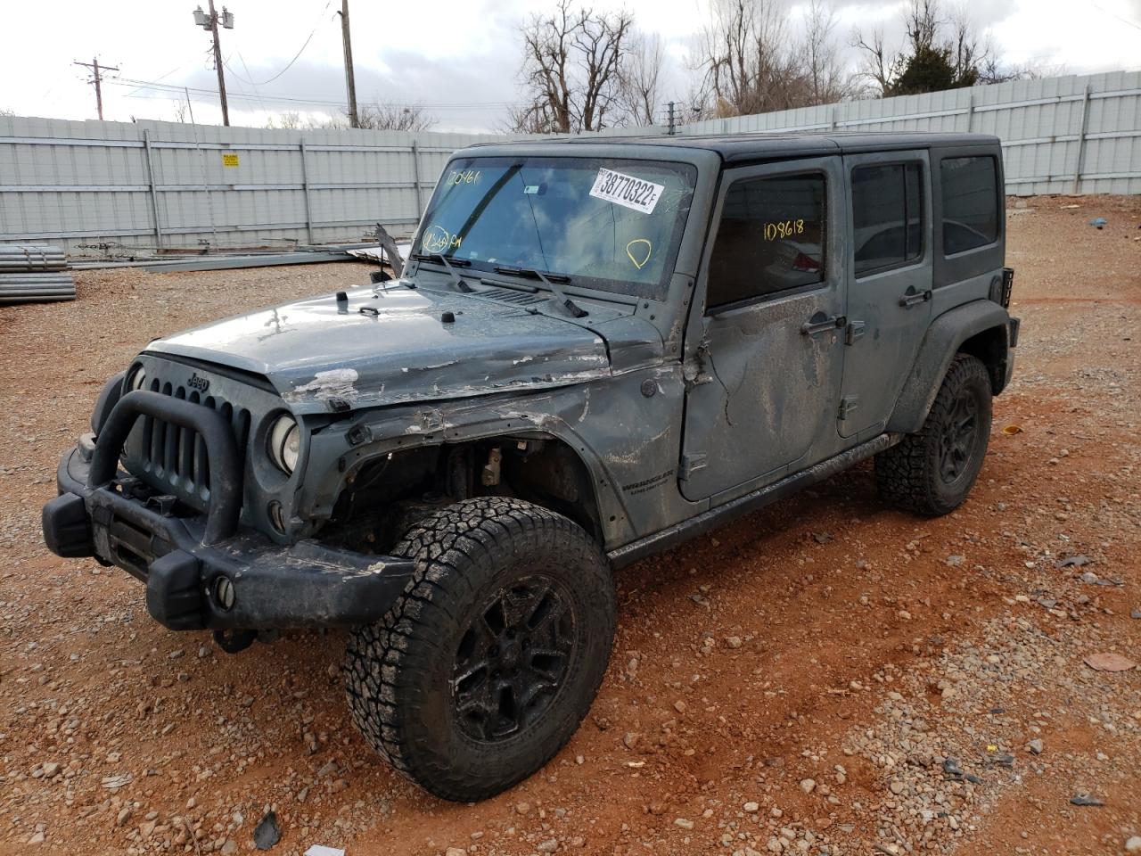 Photo 9 from auction – 2014 JEEP WRANGLER U with VIN 1C4BJWFG5EL120461